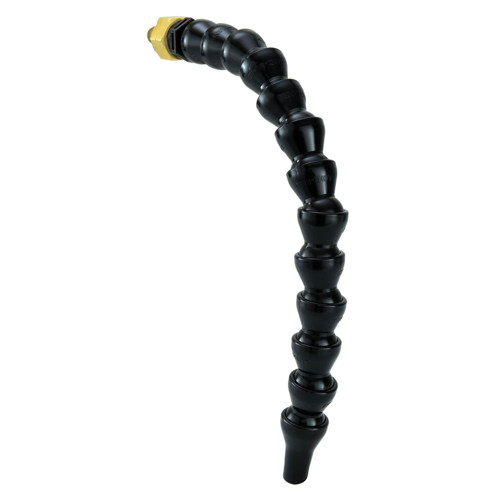 RecPro RV 12" Replacement Flex Spout Hose for Exterior Spray Port Faucet | RV Exterior Shower Hose | RV Exterior Hose (Black)