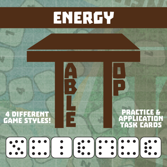 TableTop Science -- Energy -- Game-Based Small Group Practice