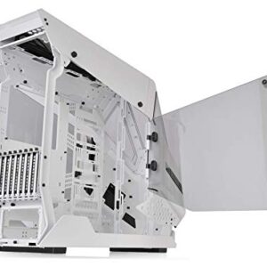 Thermaltake AH T600 Snow Helicopter Styled Open Frame Tempered Glass Swing Door E-ATX Full Tower Case CA-1Q4-00M6WN-00