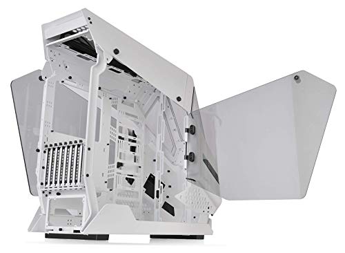 Thermaltake AH T600 Snow Helicopter Styled Open Frame Tempered Glass Swing Door E-ATX Full Tower Case CA-1Q4-00M6WN-00