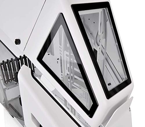 Thermaltake AH T600 Snow Helicopter Styled Open Frame Tempered Glass Swing Door E-ATX Full Tower Case CA-1Q4-00M6WN-00