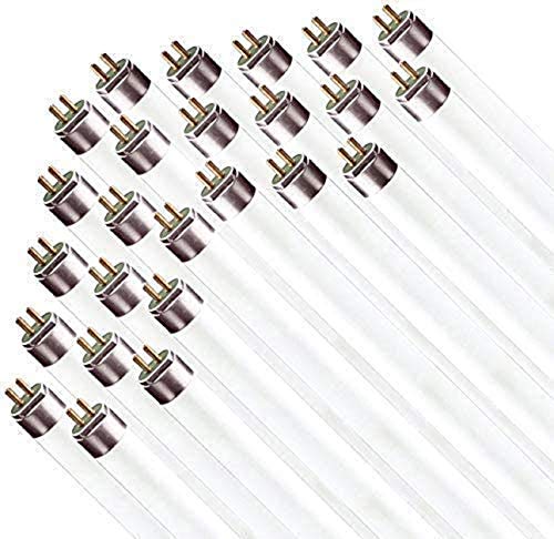 Circle (25 Pack F17T8/841 17W 24 Inch T8 Fluorescent Tube Light Bulb, 4100K Cool White, Medium Bi-Pin (G13) Base, 17 Watt T8 Light Bulbs