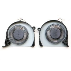 caql gpu + cpu cooling fan for dell inspiron 7577 7588 g7-7588 g7-7577, p/n: dfs2000054h0t, 4 pins power connection, cpu & gpu fan one pair