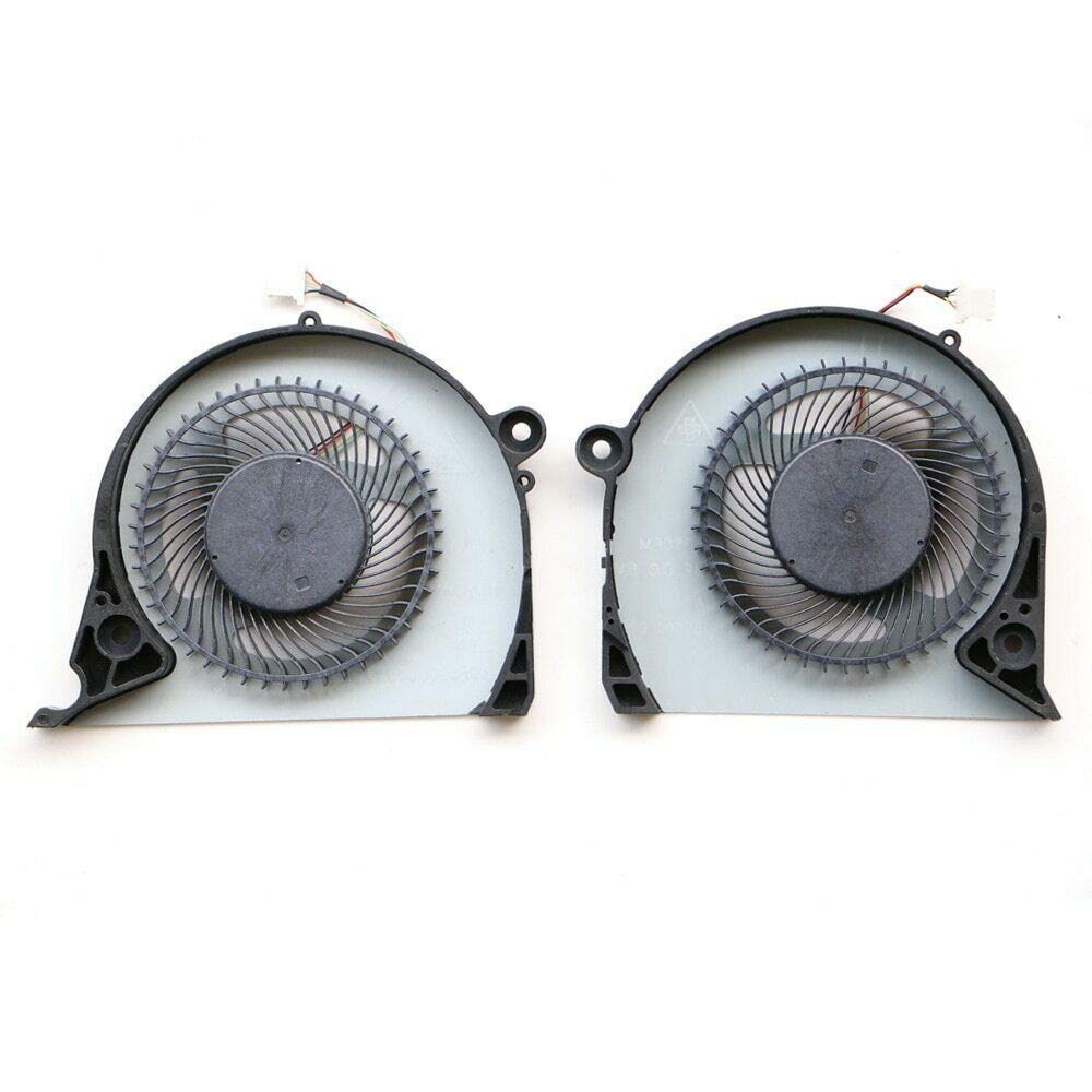 CAQL GPU + CPU Cooling Fan for Dell Inspiron 7577 7588 G7-7588 G7-7577, P/N: DFS2000054H0T, 4 pins Power Connection, CPU & GPU Fan One Pair