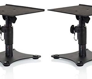 Gator Frameworks Desktop Studio Monitor and Speaker Stand - Set of 2 (GFWSPKSTMNDSK)