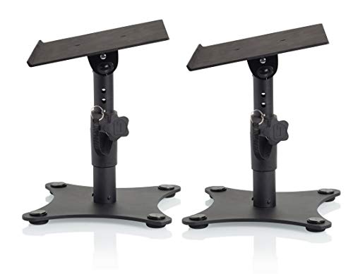 Gator Frameworks Desktop Studio Monitor and Speaker Stand - Set of 2 (GFWSPKSTMNDSK)