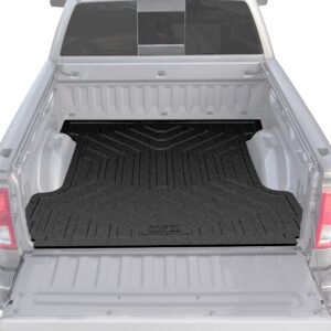 husky liners — heavy duty bed mat | fits 2015 - 2024 ford f-150 (78.9 bed) black | 16009