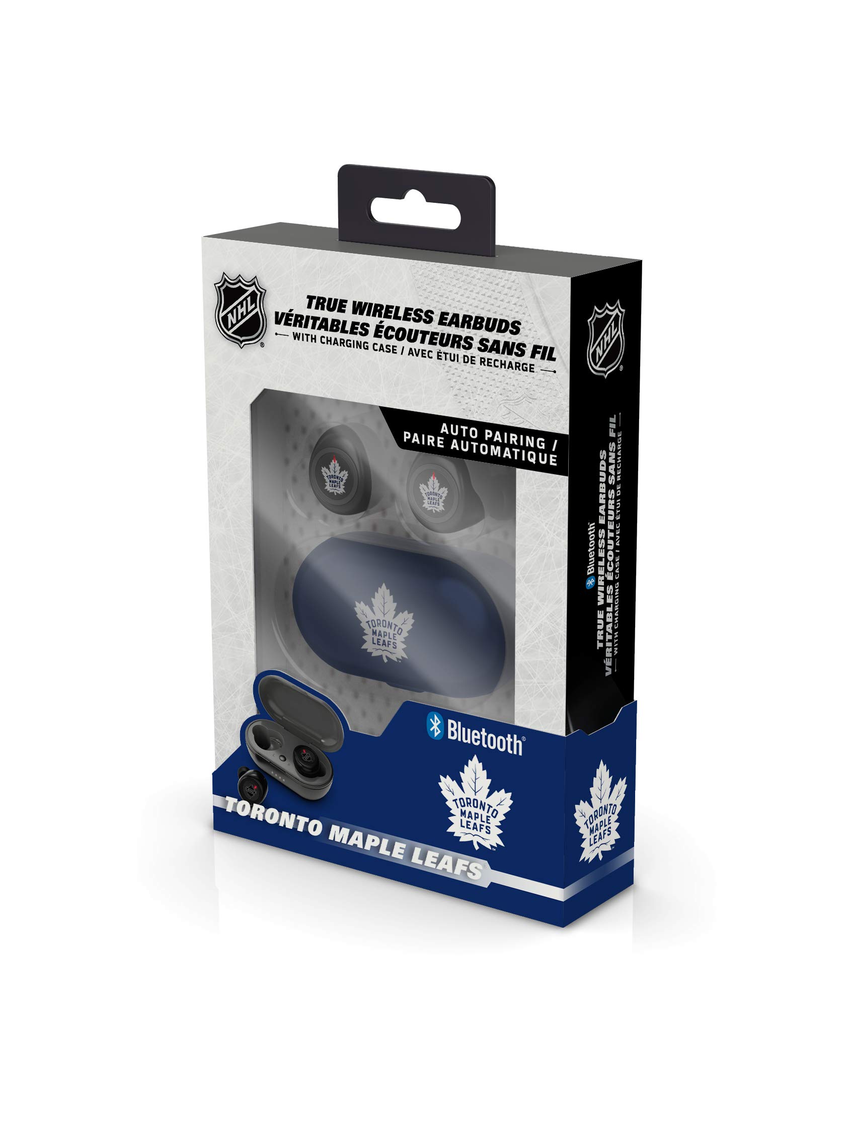 NHL Toronto Maple Leafs True Wireless Earbuds, Team Color