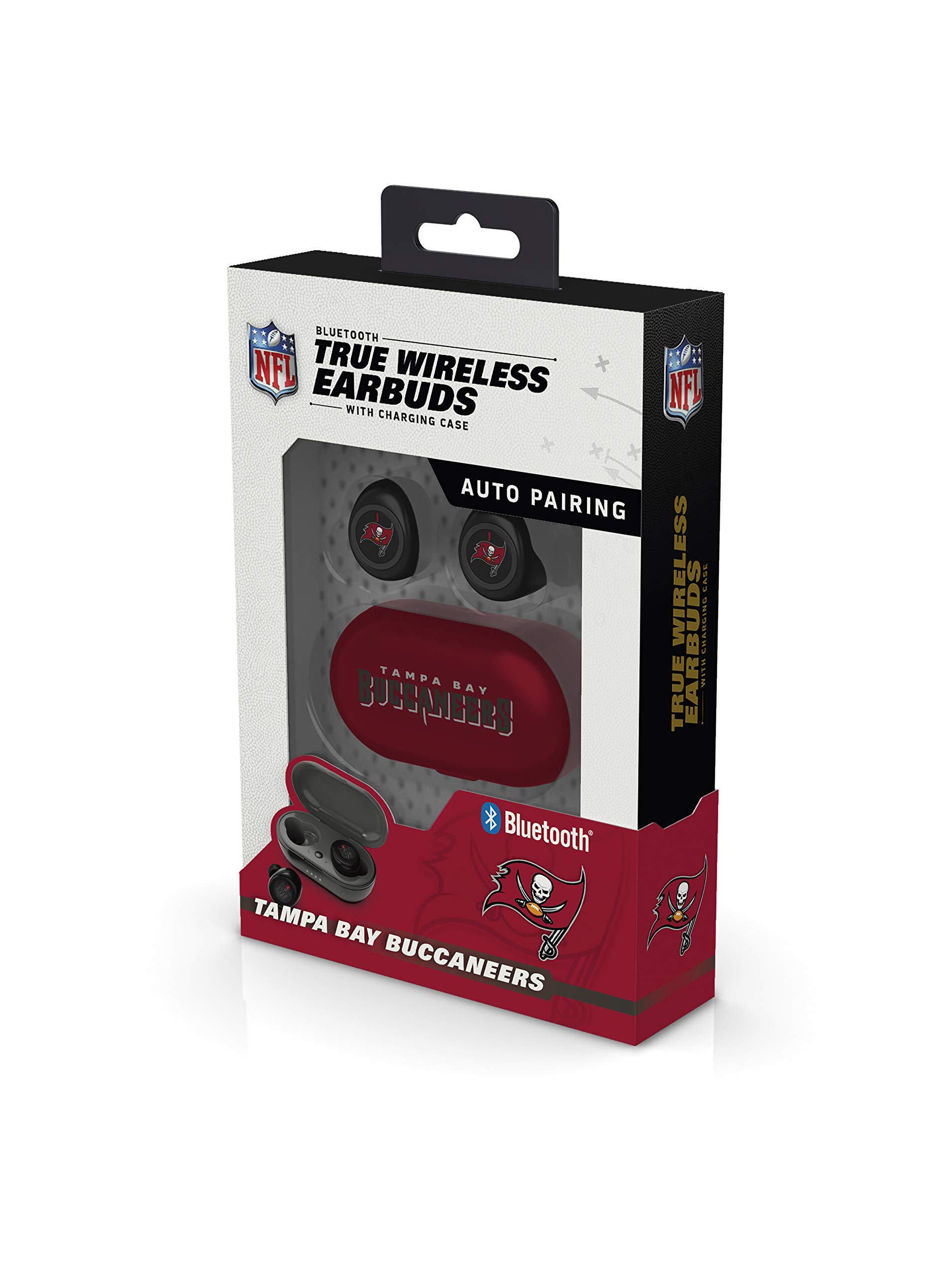 SOAR NFL True Wireless Earbuds, Tampa Bay Buccaneers