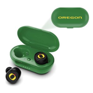 NCAA Oregon Ducks True Wireless Earbuds, Team Color