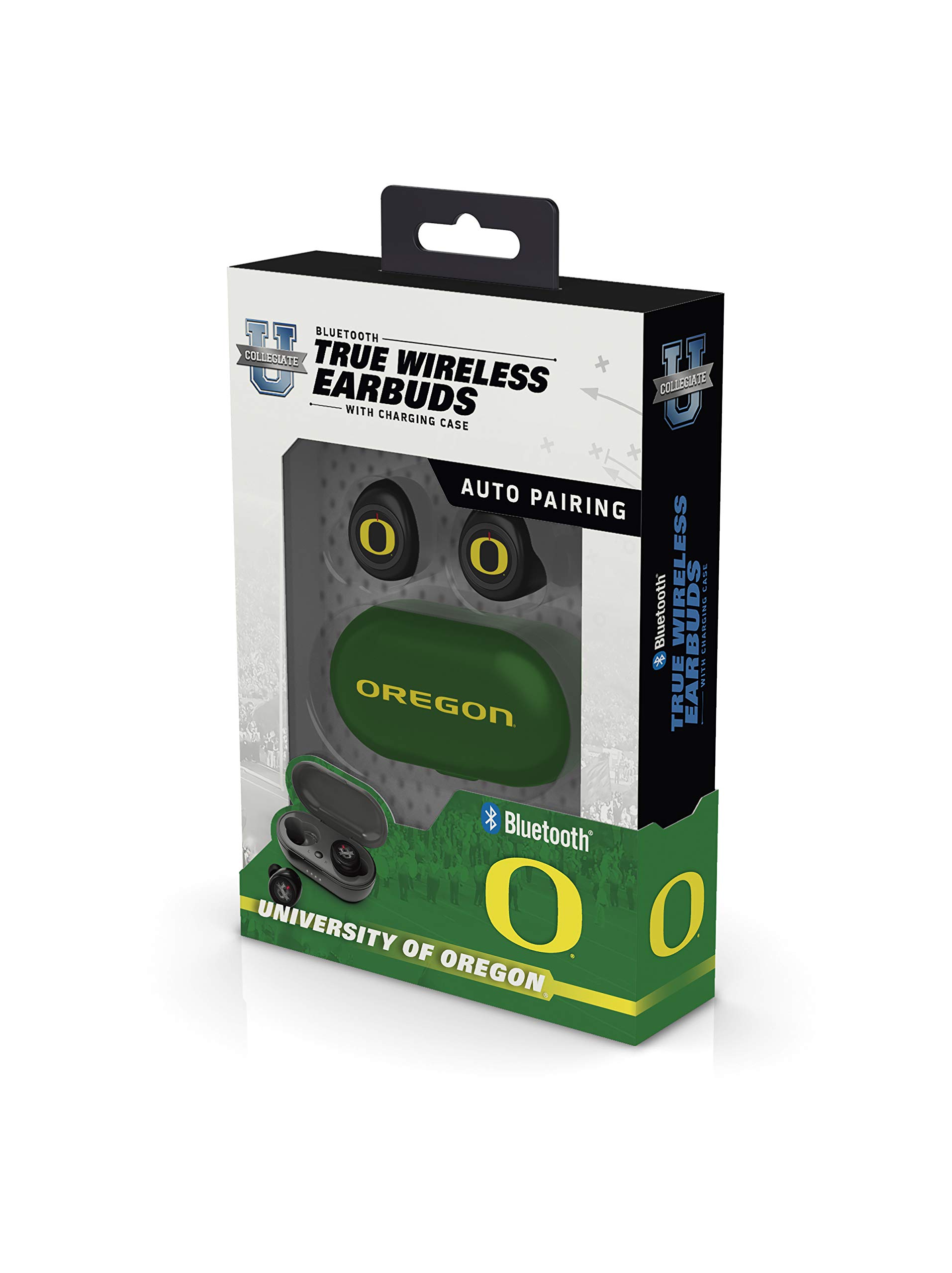 NCAA Oregon Ducks True Wireless Earbuds, Team Color