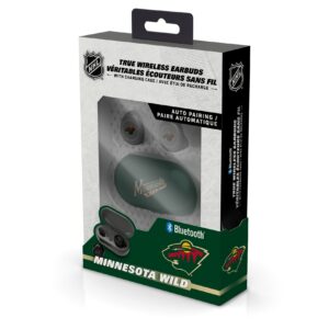 NHL Minnesota Wild True Wireless Earbuds, Team Color