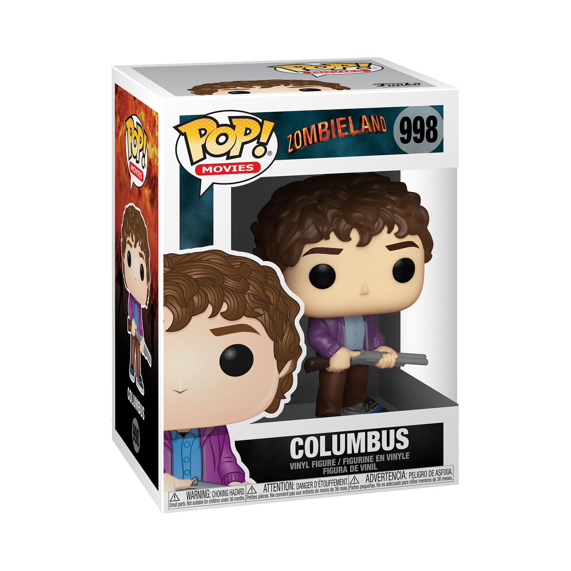 POP Movies: Zombieland- Columbus, Multicolor, 3.75 inches