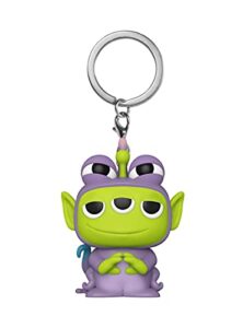funko pop! keychain: pixar alien remix - randall, multicolour, 2 inches