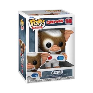 funko pop! movies: gremlins - gizmo with 3d glasses, multicolor, horror theme