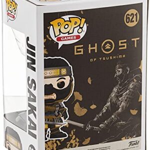 Funko 49041 POP Games: Ghost of Tsushima-Jin Sakai Collectible Toy, Multicolour, 3.75 inches