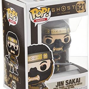 Funko 49041 POP Games: Ghost of Tsushima-Jin Sakai Collectible Toy, Multicolour, 3.75 inches