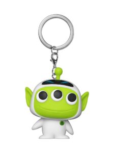 funko pop! keychain: pixar alien remix - eve, multicolour, 2 inches