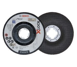 bosch professional 260925c122 expert grinding disc (metal, x-lock, Ø 115 mm, bore Ø 22.23 mm, angle grinder accessories)