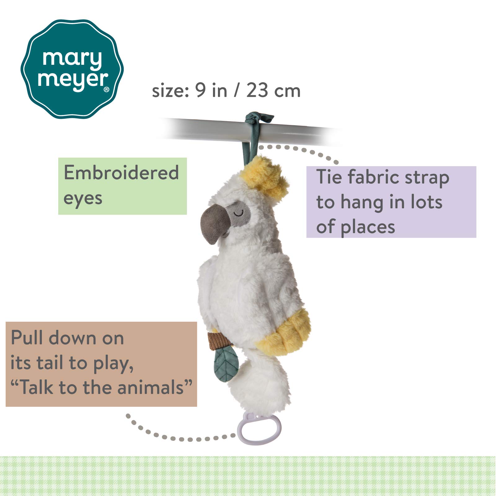 Mary Meyer Musical Pull Toy, 9"