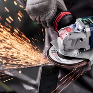 Bosch Professional 2 x Flap Disc (X-LOCK, Ø 125 mm, grit size K60, bore Ø 22.23 mm, angled, angle grinder accessories)