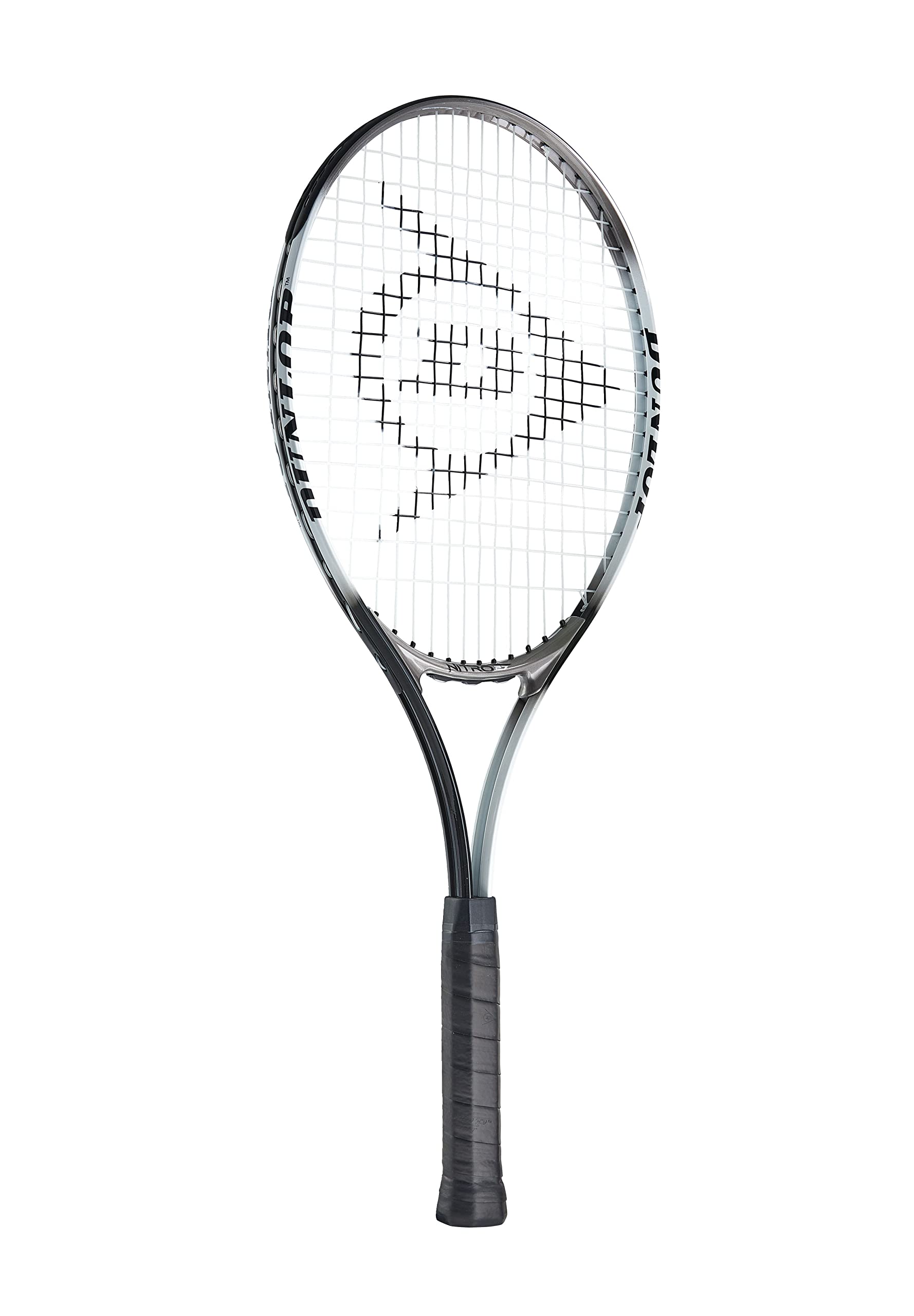 Dunlop Sports Nitro Junior Tennis Racket, 27" Length, White/Black