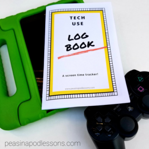 screen time log book