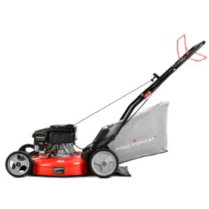 PowerSmart Gas Lawn Mower 21-Inch Self Propelled with 170cc Engine 3-in-1 Walk Behind DB2321SR