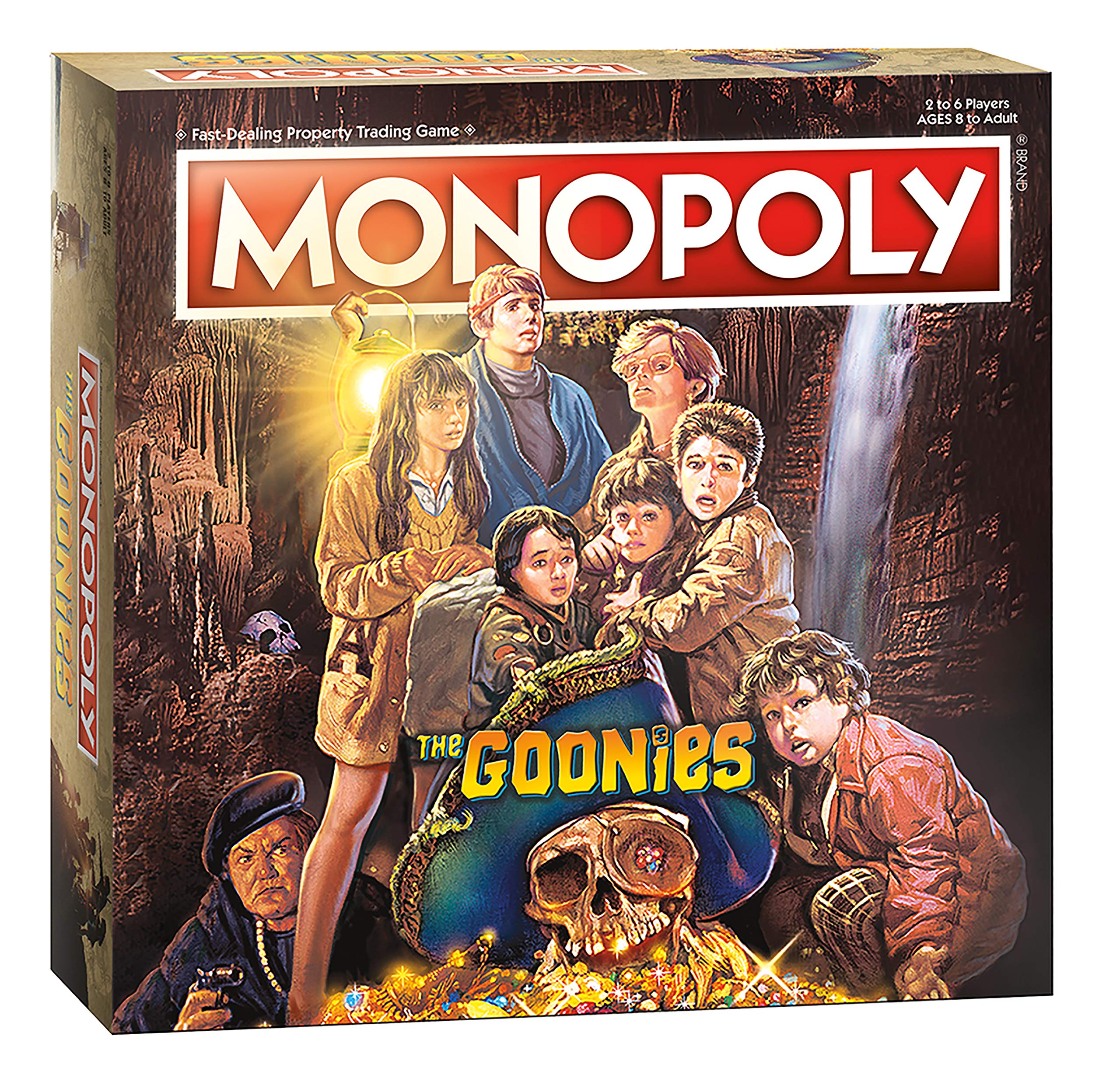 Monopoly® The Goonies | Based on The 80s Adventure Classic Film | Collectible Monopoly Game Featuring Familiar Locations and Iconic Moments