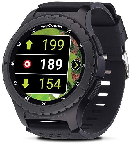 SkyCaddie LX5, GPS Golf Watch with Touchscreen Display and HD Color CourseView Maps, Black, Small