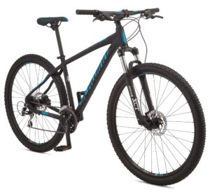 schwinn moab 3 adult mountain bike, mens medium aluminum frame, 24 speeds, 29-inch wheels, hydraulic disc brakes, black