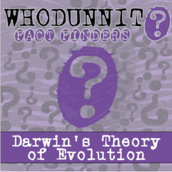 Whodunnit? - Darwin's Theory of Evolution - Knowledge Building Activity