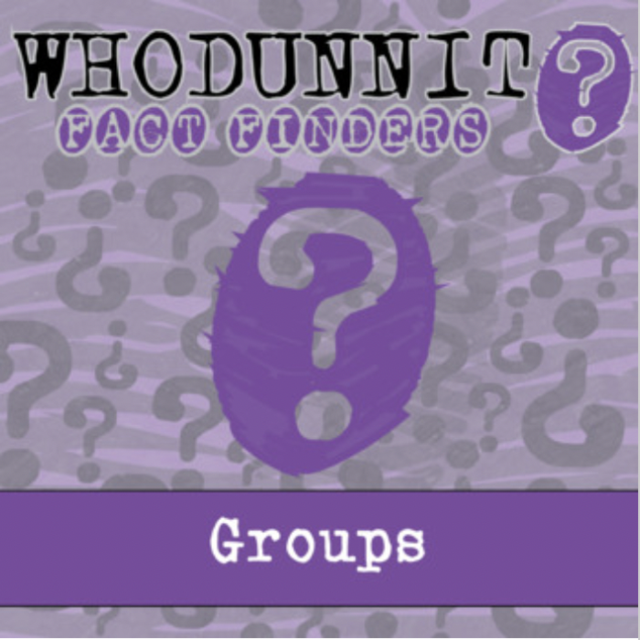 Whodunnit? - Groups on the Periodic Table - Knowledge Building Activity