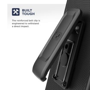 Encased Galaxy S20 Plus Belt Clip Case (2020 DuraClip) Slim Cover with Holster (Samsung S20+ 6.7) Black