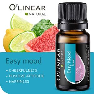 O'linear Essential Oils 6 Blends Set - Perfect for Humidifiers and Diffusers, Aromatherapy Diffuser Oils Scents, Essential Oil Kit for Home Use, Essential Oil Pack with Various Scents