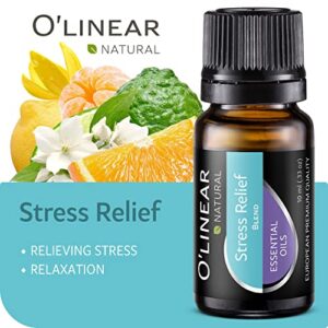 O'linear Essential Oils 6 Blends Set - Perfect for Humidifiers and Diffusers, Aromatherapy Diffuser Oils Scents, Essential Oil Kit for Home Use, Essential Oil Pack with Various Scents