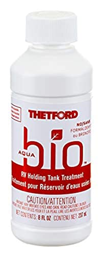 Thetford AquaBio 96604 RV Holding Tank Treatment Citrus Twist Scent, Formaldehyd Free 6 Pack of 8 Oz Liquid Orange