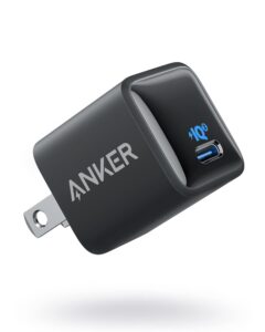 anker usb c 20w, 511 charger (nano), piq 3.0 durable compact fast charger for iphone 13/13 mini/13 pro/13 pro max/12, galaxy, pixel 4/3, ipad/ipad mini (cable not included)