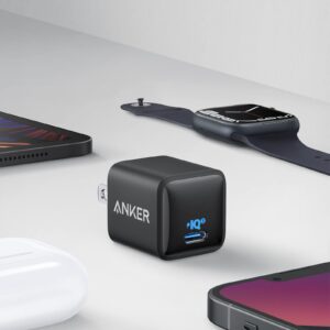 Anker USB C 20W, 511 Charger (Nano), PIQ 3.0 Durable Compact Fast Charger for iPhone 13/13 Mini/13 Pro/13 Pro Max/12, Galaxy, Pixel 4/3, iPad/iPad Mini (Cable Not Included)