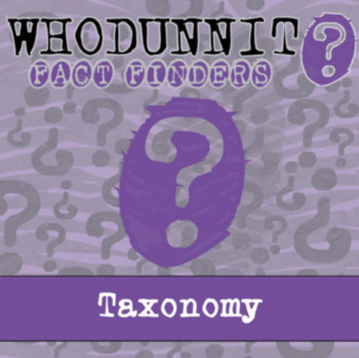 Whodunnit? - Taxonomy - Knowledge Building Activity