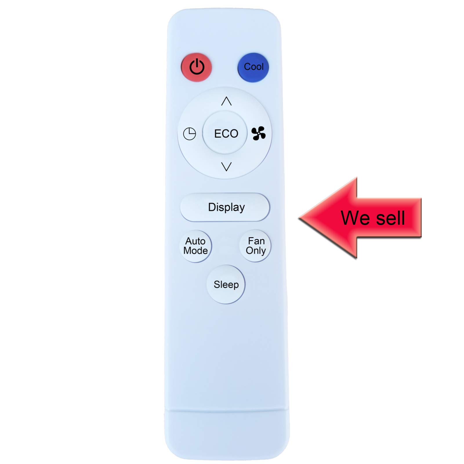 Replacement for Emerson Quiet Kool Window Air Conditioner Remote Control EARC15RE1 EARC10RSE1 EARC12RSE1 EARC15RSE1 EARC18RE2 EARC22RE2 EARC24RE2