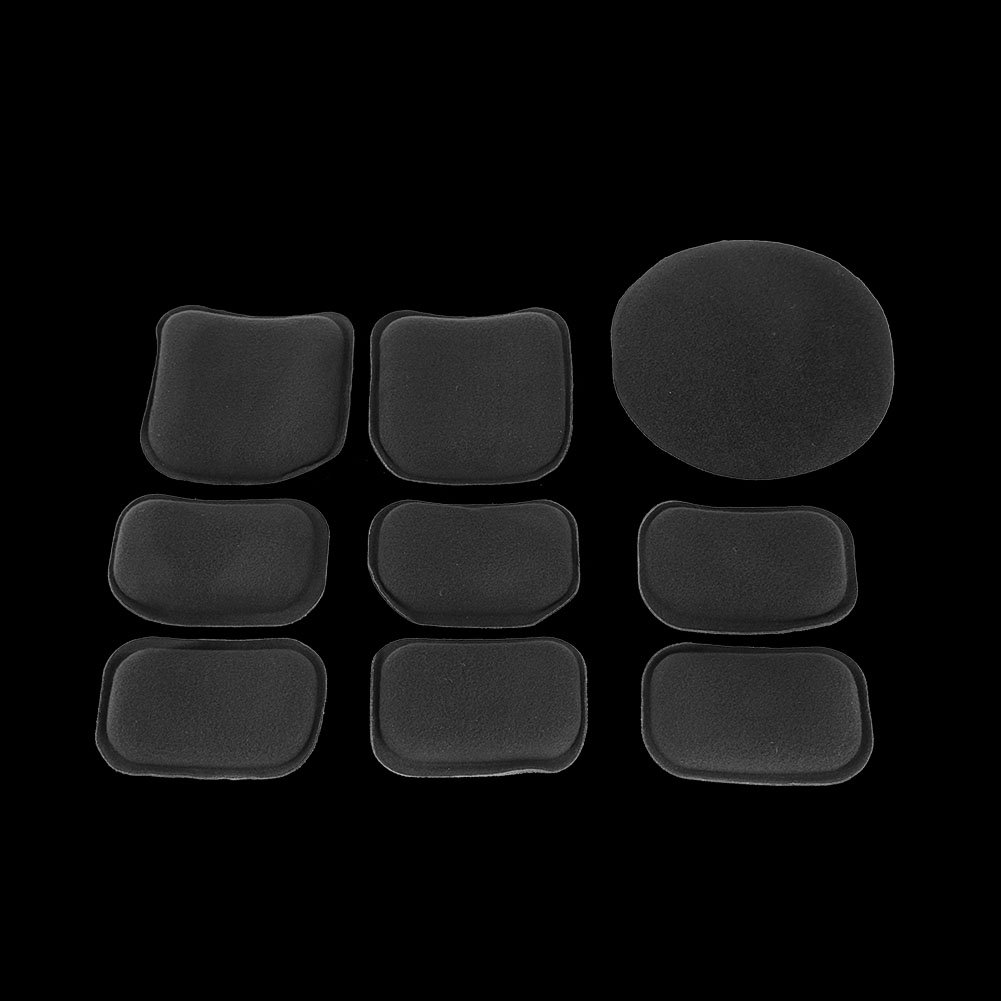 Keenso Helmet Pads, 19PCS/Set Soft and EVA Foam Helmet Replacement Accessories, for Fast Helmet and Other Modifications Helmets