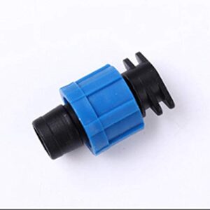 16mm drip irrigation tape end caps garden soft water pipe tube lock ring plug fittings nnw brand durable pp material joint 12pcs