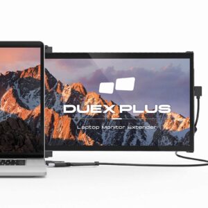 new mobile pixels duex plus portable monitor for laptop, 13.3” 1080p fhd ultimate portable laptop monitor extender, usb c/usb a, windows/mac/android/switch compatible