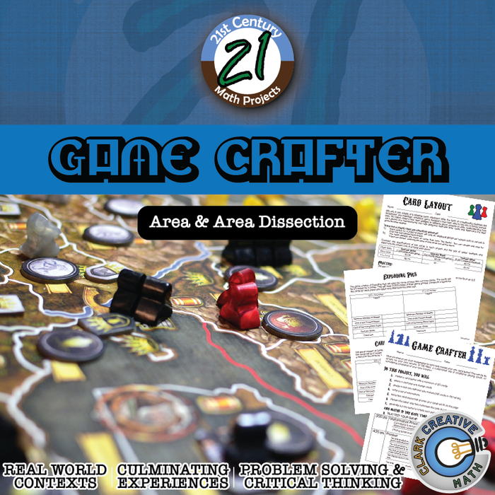 Game Crafter -- Area & Area Dissection - 21st Century Math Project