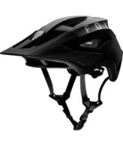 fox racing speedframe mountain bike helmet, black, large