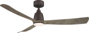 fanimation fpd8534gr kute 52 ceiling fan, matte greige