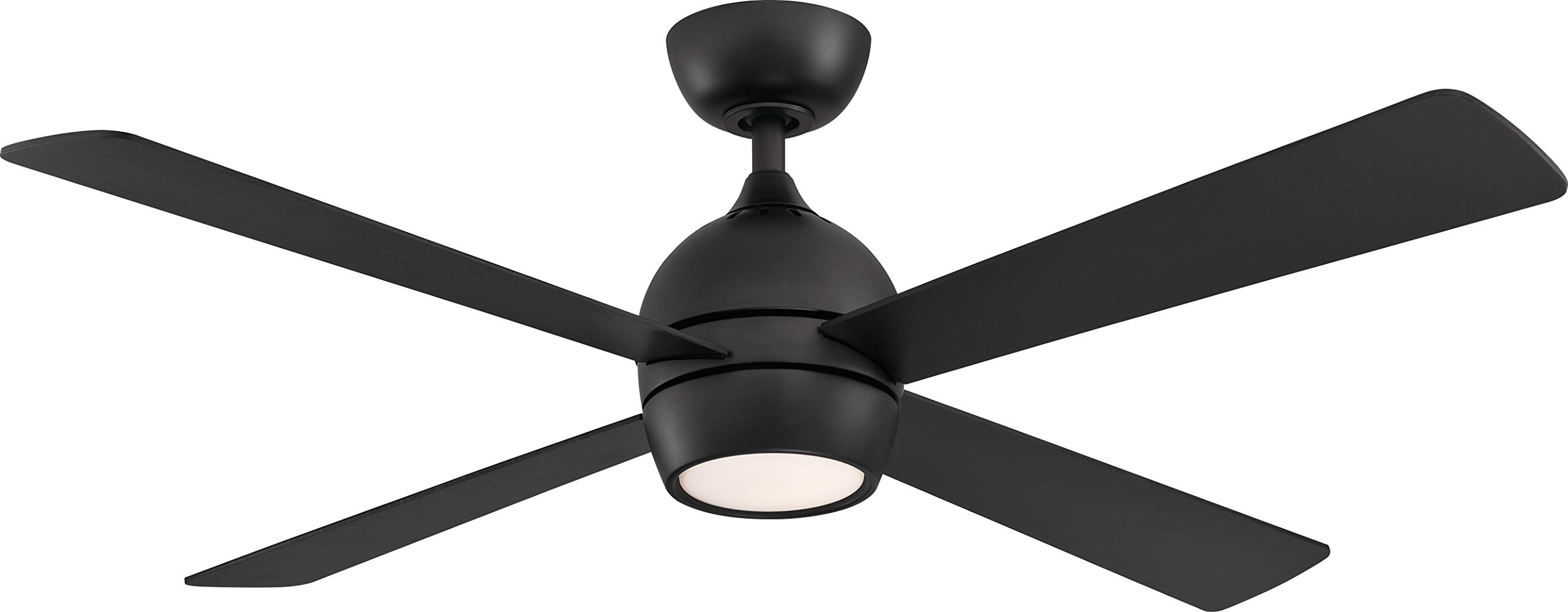 Fanimation FP7652BL Kwad 52 Ceiling Fan, Black 15.05x52.00x52.00