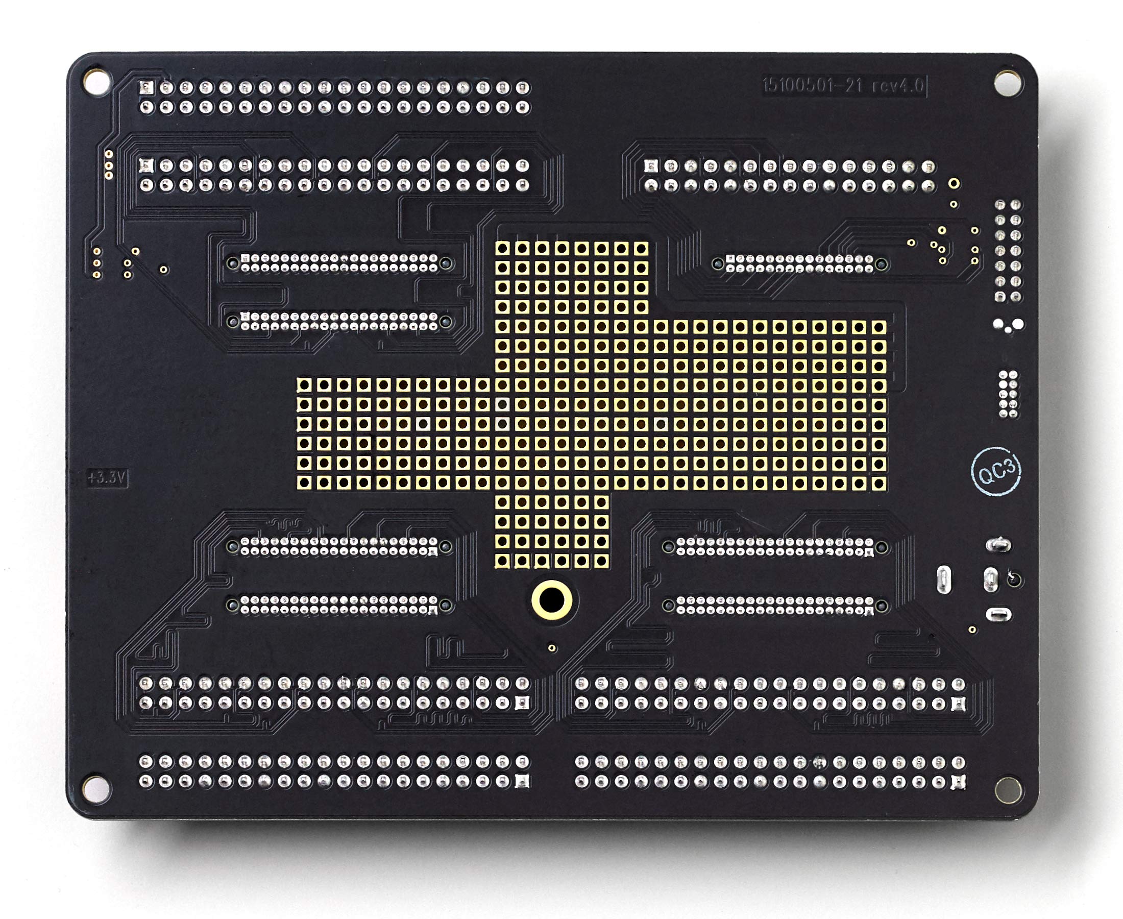 krtkl breakyBreaky snickerdoodle Baseboard – Breakout Board with 0.1" Headers, 270 I/O and JTAG