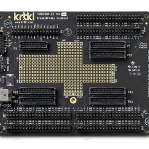 krtkl breakyBreaky snickerdoodle Baseboard – Breakout Board with 0.1" Headers, 270 I/O and JTAG